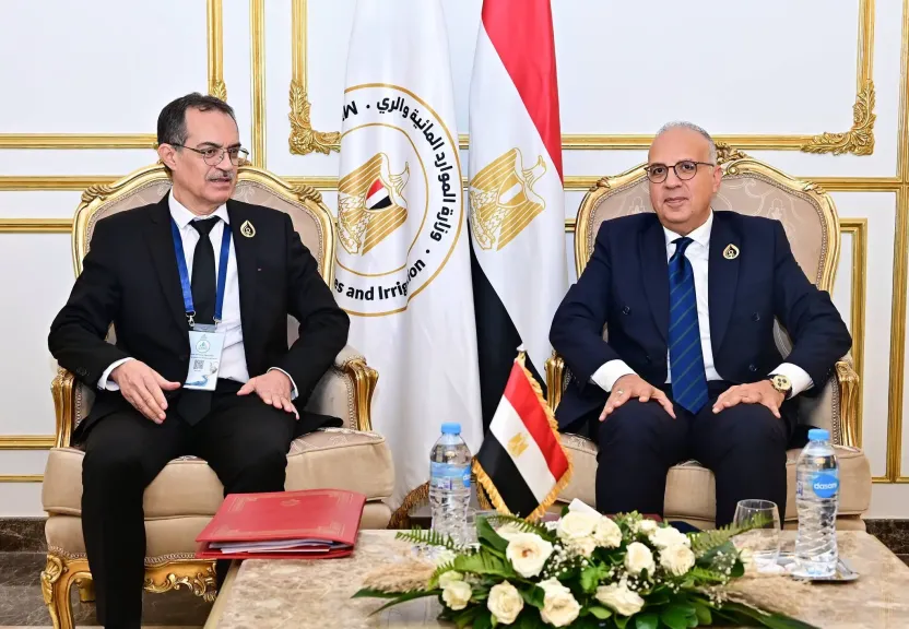 وزير الري ونظيره التونسي