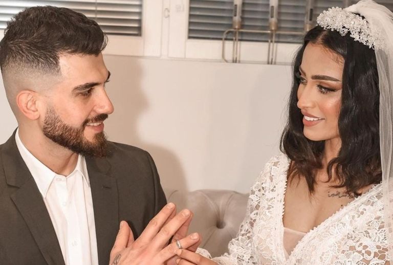 غدير الفهد وزوجها