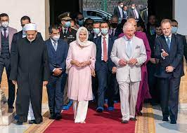 الملك تشالز مع الامام الأكبراحمد الطيب