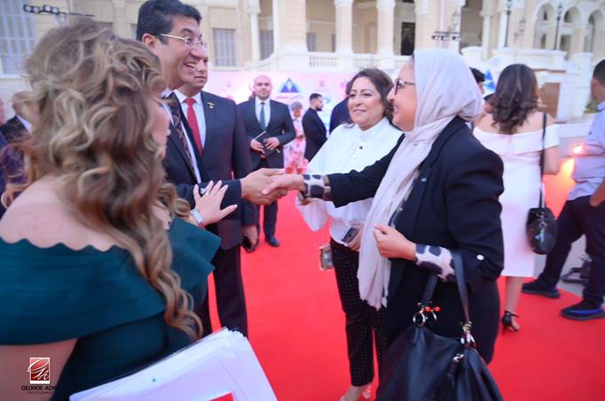 أثناء الاحتفال