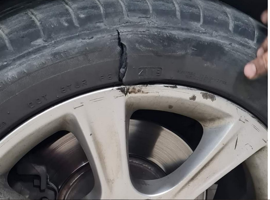 صورة من الحادث