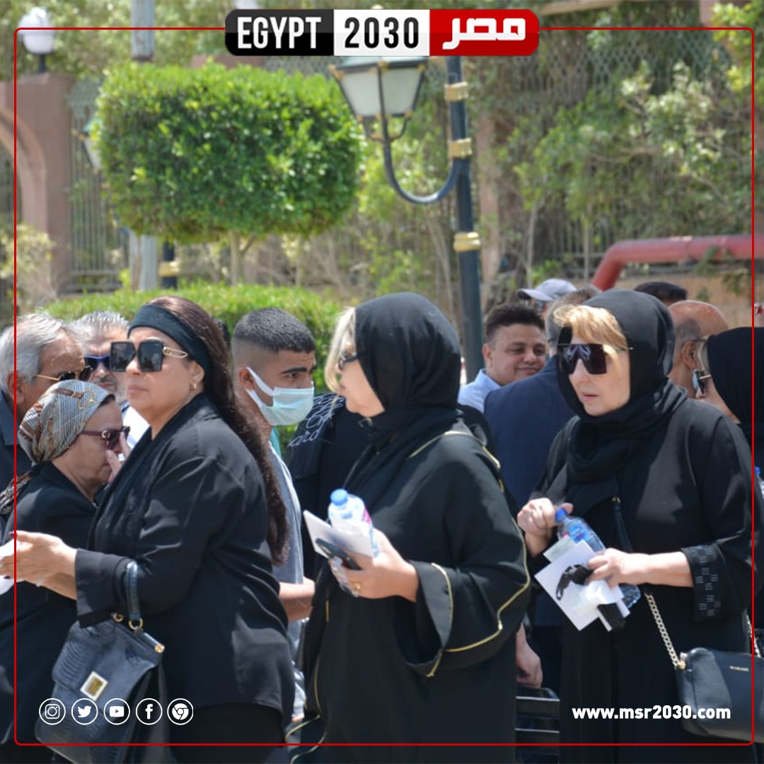 لقطات من جنازة سمير صبري 